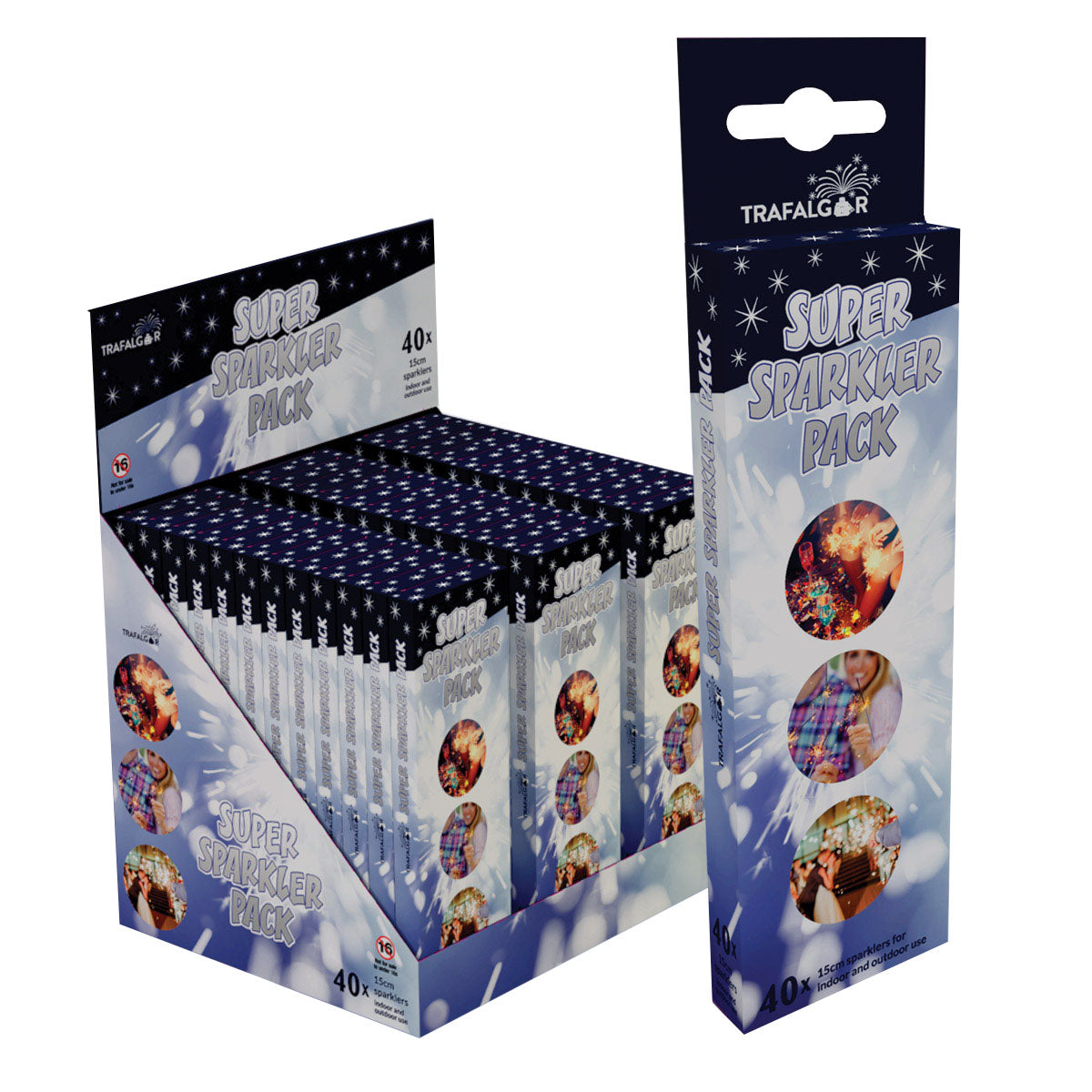 Super Sparkler Pack - 40 x 15cm Sparklers