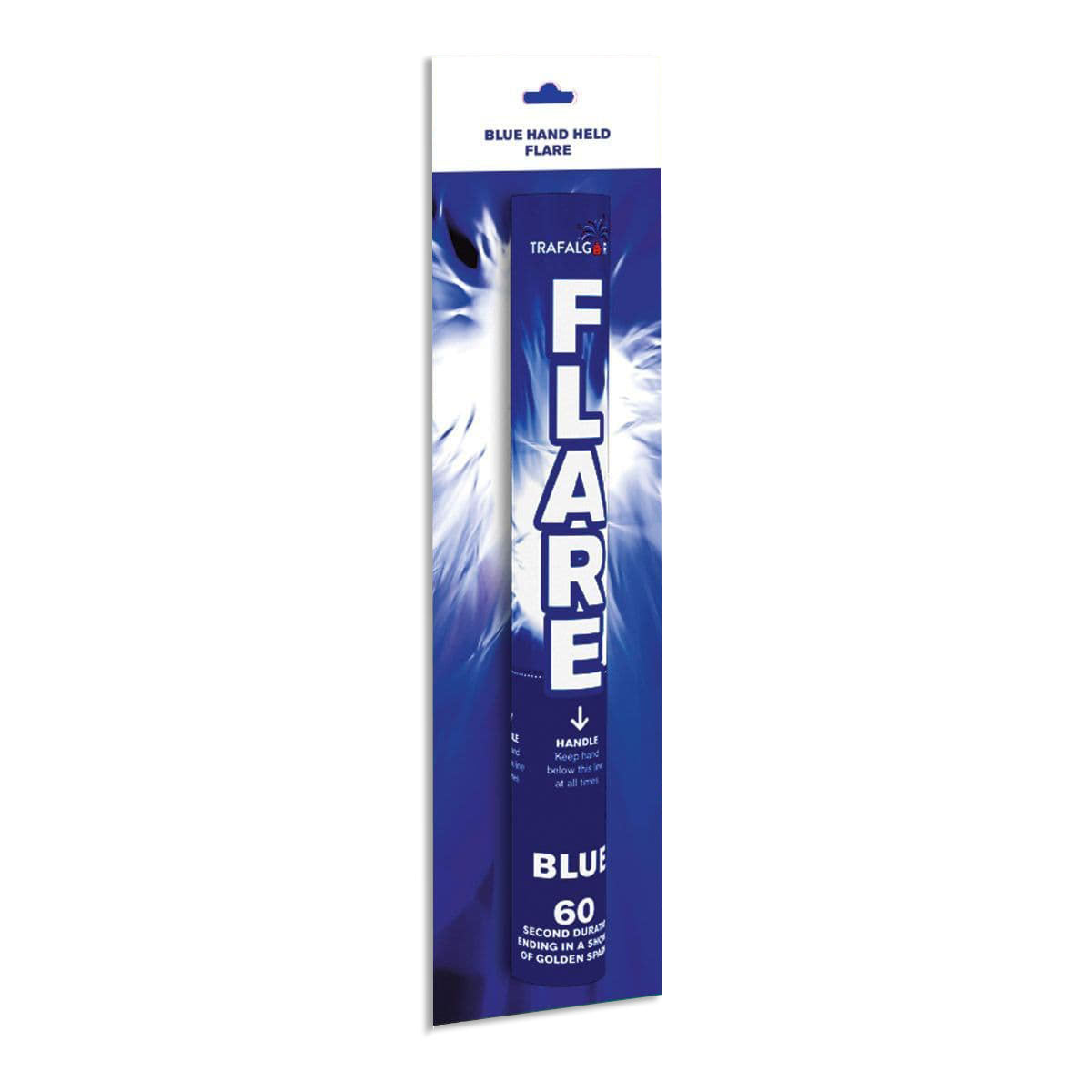 Handheld Coloured Fountain Flare - Blue