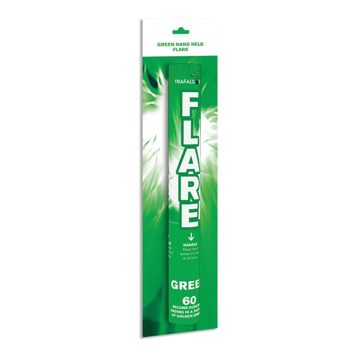 Handheld Coloured Fountain Flare - Green