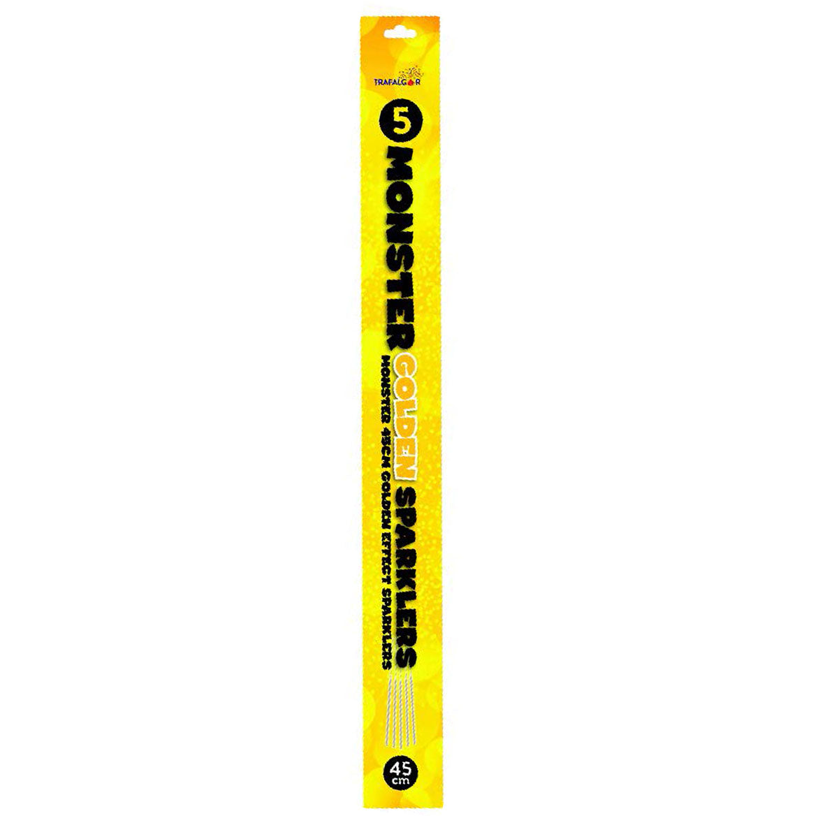 45cm Monster Golden Sparklers (pack of 5)